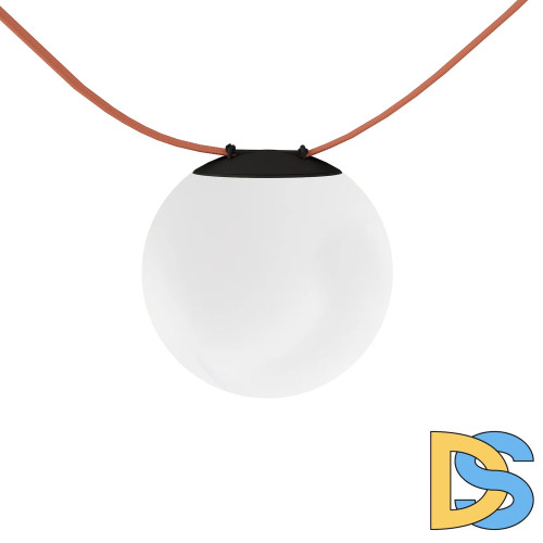 Трековый однофазный светильник Denkirs Belty orb DK5550-BK