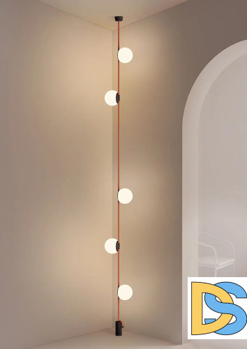 Трековый однофазный светильник Denkirs Belty orb DK5550-BK