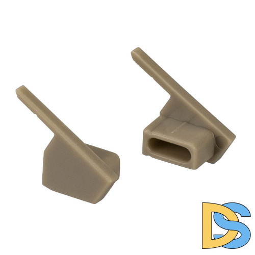 Комплект заглушек Arlight SL-MINI-SHELF-H9 OLIVE GREY 038811