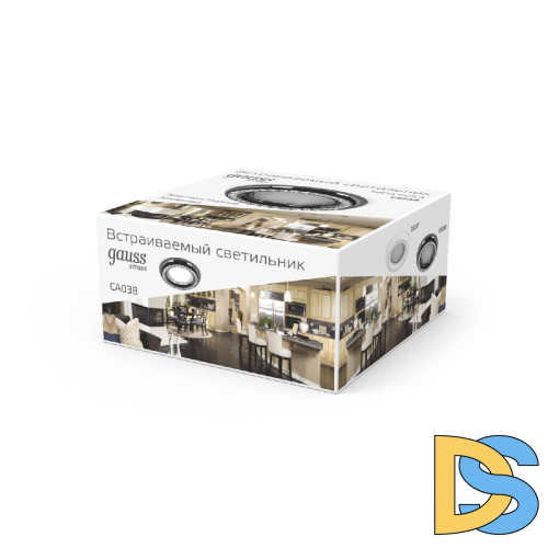 Встраиваемый светильник Gauss Strass CA038