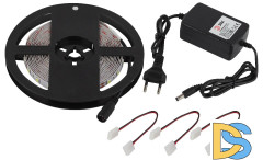 Комплект светодиодной ленты Эра 12В 5050 14,4Вт/м 6500K 5м IP20 5050kit-14,4-60-12-IP20-6500-5m Б0043065