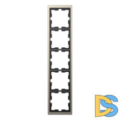 Рамка 5-постовая Schneider Electric Merten D-Life MTN4050-6550