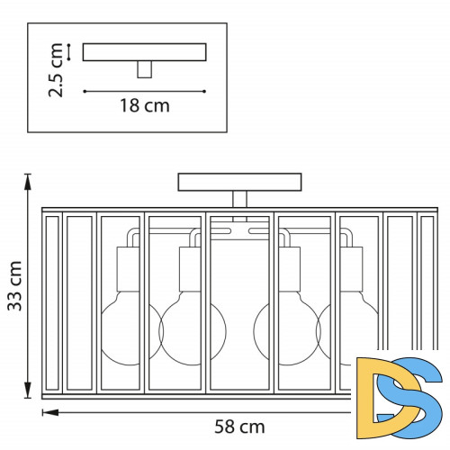 Потолочная люстра Lightstar Genni 798287