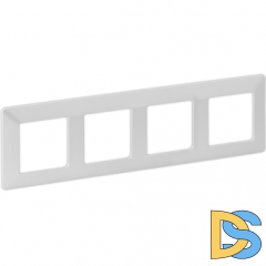 Рамка Legrand Valena Life 4 поста Жемчуг 754144