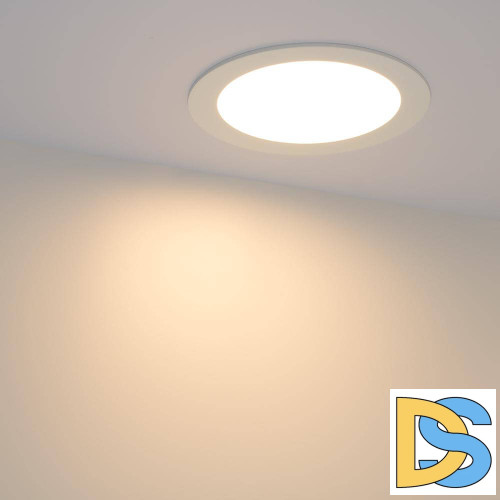 Встраиваемый светодиодный светильник Arlight DL-192M-18W Warm White 020116