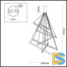 Подвесной светодиодный светильник Odeon Light Cometa 3860/96L