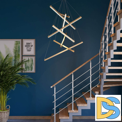 Подвесной светодиодный светильник Odeon Light Cometa 3860/96L