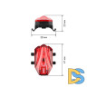Велосипедный светодиодный фонарь ЭРА VA-801 Б0039624
