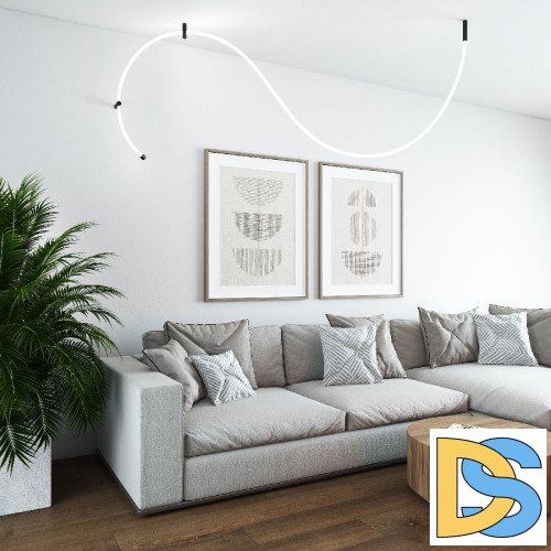 Заглушка для круглого гибкого неона Elektrostandard Full light FL 28/20 черный 4690389195884 a063439