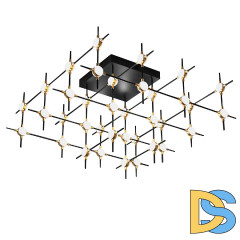 Потолочная люстра DeLight Collection Molecular MX18001067-36A black/gold