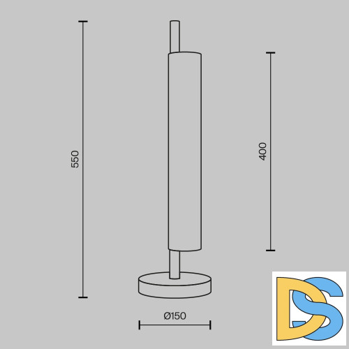 Настольная лампа Maytoni Loom MOD258TL-L8BS3K