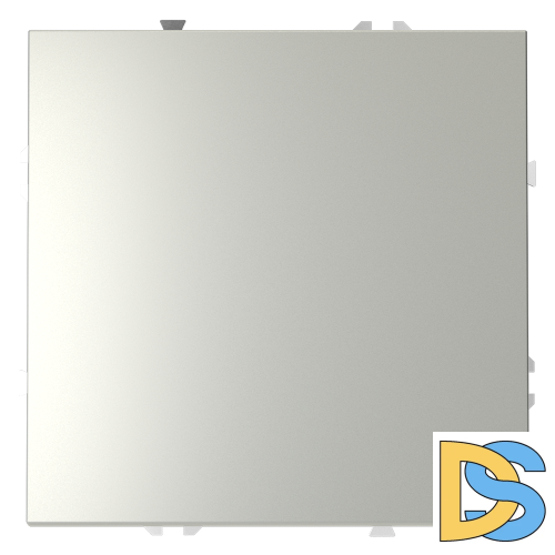 Выключатель с самовозвратом встраиваемый VOLTUM S70 одноклавишный 10А, (сталь)