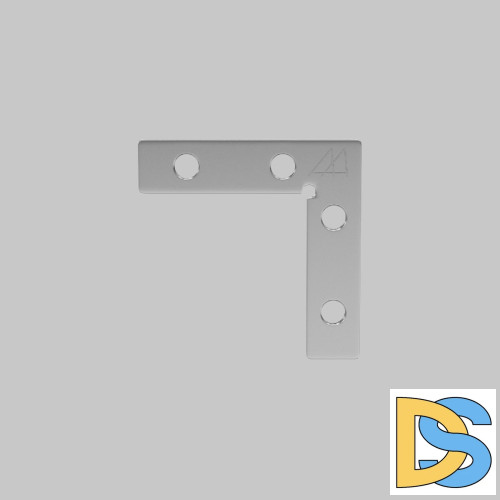 Комплект угловых плоских соединителейдля демпферного шинопровода (4 шт.) Maytoni Exility TRA034D-CL-42S