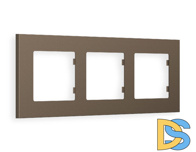 Рамка трехместная Ambrella Volt Qubi AF250633