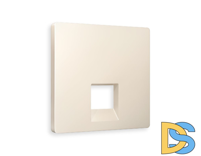 Лицевая панель для компьютерной/телефонной розетки RJ-45/RJ-11 Ambrella Volt Alfa AP3320