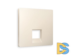 Лицевая панель для компьютерной/телефонной розетки RJ-45/RJ-11 Ambrella Volt Alfa AP3320