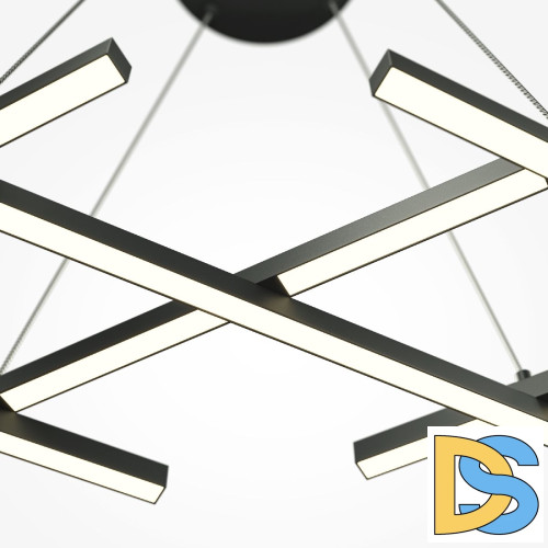 Подвесная люстра Maytoni Halo MOD244PL-L50BK