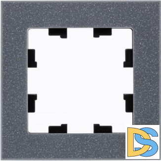 Рамка 1-ая (одинарная), Мрамор Айс Грей, серия Atlas Design Nature, Schneider Electric