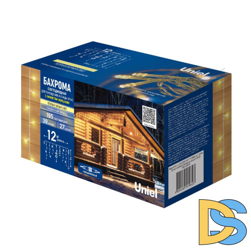 Уличная гирлянда Uniel ULD-B12006-195/TTK WARM WHITE IP44 UL-00010878