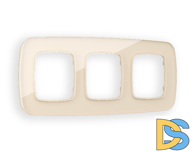 Рамка трехместная Ambrella Volt Radian OF350303