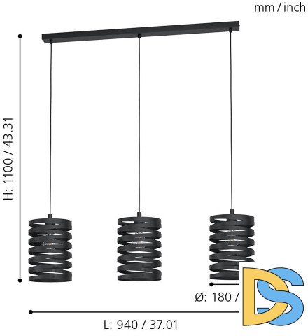 Подвесной светильник Eglo Cremella 99347