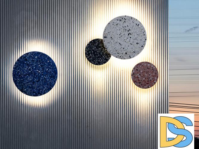 Настенный светильник Delight Collection Terrazzo 10336W blue