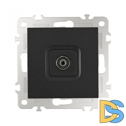 Розетка TV Arte Milano 206.43-1.black