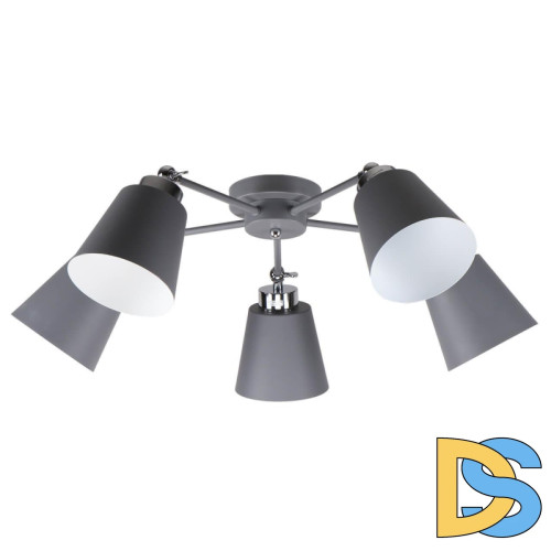 Потолочная люстра IMEX MD.9103-5-S GR+CH