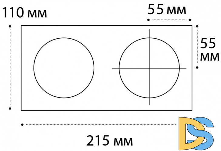 Рамка для светильника Italline IT08-8015 black