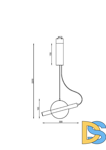 Подвесной светильник Maytoni Enigma MOD150PL-L5BS3K