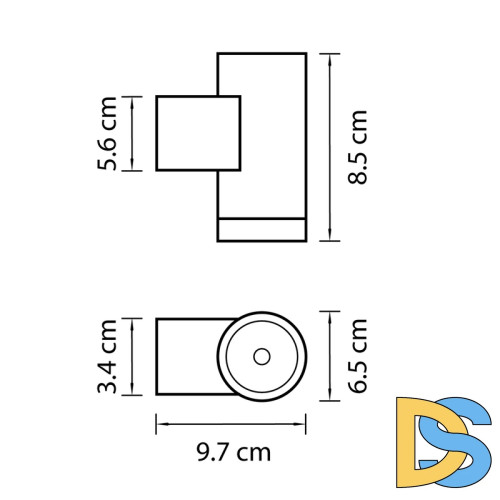 Уличный настенный светильник Lightstar Paro 350609