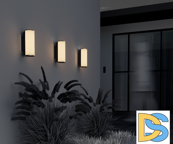 Уличный настенный светильник Maytoni Rock O434WL-L12GF3K