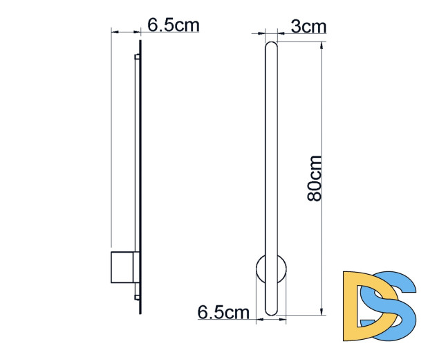 Настенный светильник Italline IT08-8020 black