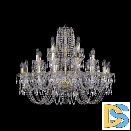 Подвесная люстра Bohemia Ivele Crystal 1402/16+8+4/300 G