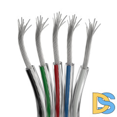 Шлейф питания Arlight ARL-18AWG-CLEAR-5Wire-CU 034965