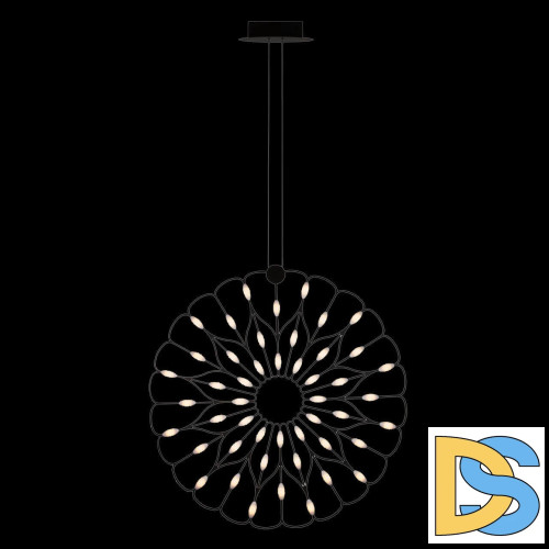 Подвесной светодиодный светильник Maytoni Volare MOD037PL-L48B