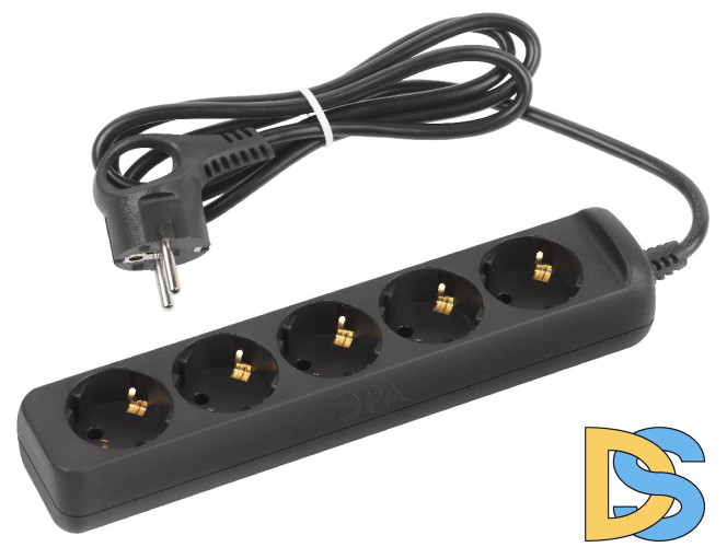 Удлинитель электрический Эра UX-5e-1,5m-B Б0057724