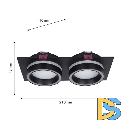 Встраиваемый светильник Favourite Vasto 4651-2C