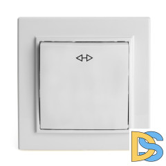 Выключатель одноклавишный Stekker Эрна 39925