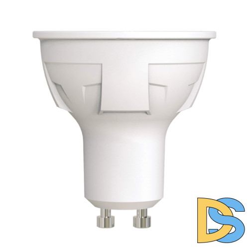 Лампа светодиодная диммируемая (UL-00003990) Uniel GU10 6W 3000K матовая LED-JCDR 6W/WW/GU10/FR/DIM PLP01WH