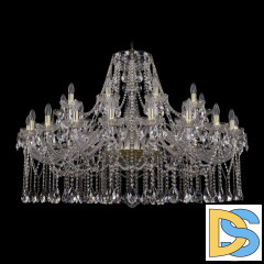 Подвесная люстра Bohemia Ivele Crystal 1413/20+10/460 G