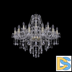 Подвесная люстра Bohemia Ivele Crystal 1415/12+6/300 G