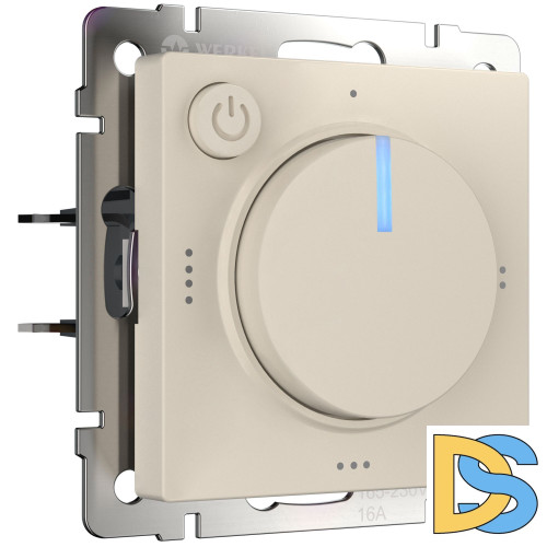 Терморегулятор электромеханический для теплого пола Werkel (айвори матовый) W1151162