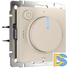 Терморегулятор электромеханический для теплого пола Werkel (айвори матовый) W1151162