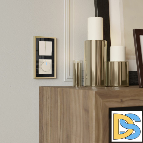 Терморегулятор электромеханический для теплого пола Werkel (айвори матовый) W1151162