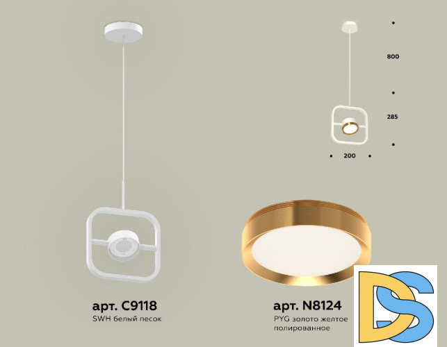Подвесной светильник Ambrella Light Traditional (C9118, N8124) XB9118103