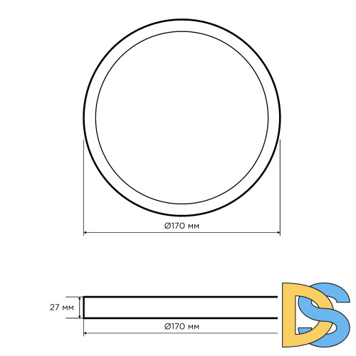 Накладная светодиодная панель Apeyron 06-64