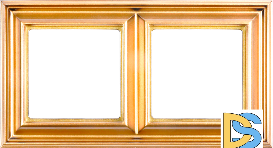 Рамка двухместная Jung EPD482GO