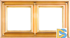 Рамка двухместная Jung EPD482GO