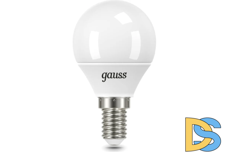 Лампа светодиодная Gauss E14 6,5W 6500K матовая 105101307